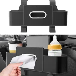 Car Backseat Organizer Multi Compartment Storage Trunk Organizer-25