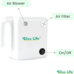 BLISS LIFE N1 LOW NOISE COMPRESSOR NEBULIZER MACHINE WITH CHILD AND ADULT KIT Nebulizer image 2