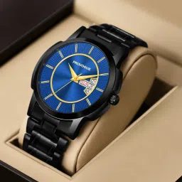 Day and Date Display Analog Watch- For Men PRV-232-Blue-picture-8