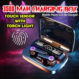 crecro M19 bluetooth earbuds headset wireless earphone 5.3 LED Display M10 Q106 Smart Headphones-image-126