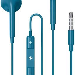 Zeb-Buds 30, with In-Line Mic, 3.5mm Jack, 14mm drivers, Volume Control, Durable Wired Headset-image-1