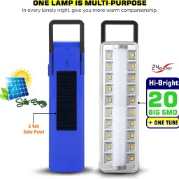 40 Hi-Bright LED & Long Durable Solar Rechargeable 6 hrs Torch Emergency Light-19