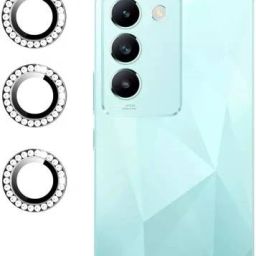 Mobeezy Back Camera Lens Ring Guard Protector for VIVO T3 DIAMOND CAMERA RING GURAD (BLING DIAMOND STARLIGHT)-image-5