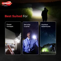 eveready Jeevansathi DL64 Classic & Retro Touch | Powered by 2 x D Battery Torch image 5