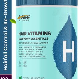 Hair Vitamins + DHT blocker (36 Vitamins, Mineral & Herbs) Hair Regrowth 120 Nos-image-2