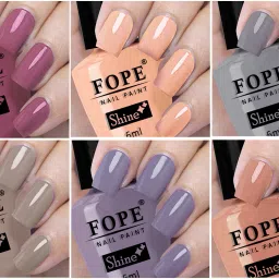 Long Shine Glossy Nail polish set-16-19Light Nude,Light Purple,Nude Tan,Nude,Light Grey,Light Nude,Light Purple,Nude-14