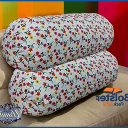 urmila creation Microfibre Floral Bolster Pack of 2-picture-42
