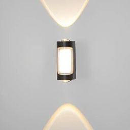 Led Indoor/Outdoor Up Down Wall lamp warm white,lp-65 waterproof &Shockproof Body .FK51(Up&Down +Front)(Metal) Post Light Outdoor Lamp-image-78