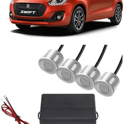 EB331 Silver Car Reverse Parking Sensor with LED Display 4 Sensor E331 Parking Sensor-image-97