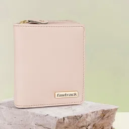 Women Casual Pink Artificial Leather Wallet-image-46
