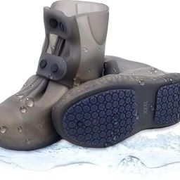 Silicone Shoe Cover Waterproof Silicone Grey Boots Shoe Cover-image-20