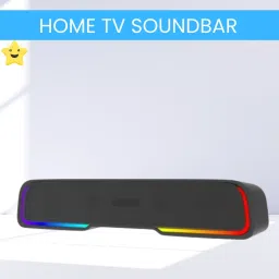 FRONY AudioBar (PORTABLE HOME THEATER SOUNDBAR)Dynamic Thunder Sound With RGBLightC9 25 W Bluetooth Soundbar-image-74