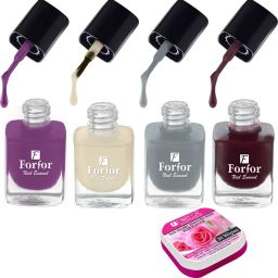 Perfect Stay Trendy Safe & Fast Dry ,Nail Art ,Glossy Finish Nail Polish Combo-image-78