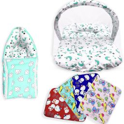 Cotton Baby Bed Sized Bedding Set-image-0