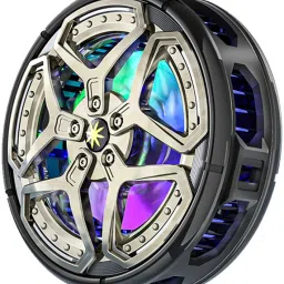 Zomei Gaming Phone Cooler Fan with RGB Lights and Clips for iPhone Cooling Pad-picture-0