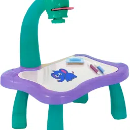 sarasi Drawing Projector Set For Kids, 24 Pattern, 12 Water Pen, 3 Slide, Erasable image 4
