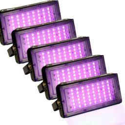 Outdoor Lamp- Pink 5 Flood Light Outdoor Lamp-image-57