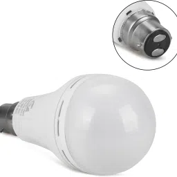 glowing night 12W AC/DC LED Inverter Bulb with 2 Hours Backup, Suitable for Low Voltage Areas 2 hrs Bulb Emergency Light image 4